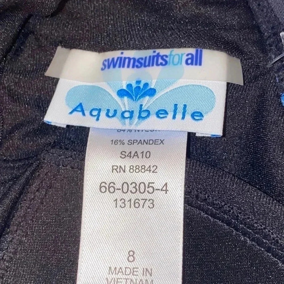 SWIMSUITS For All brand NWT Underwater Floral Sport One Piece Swimsuit in size 8 - Picture 5 of 12